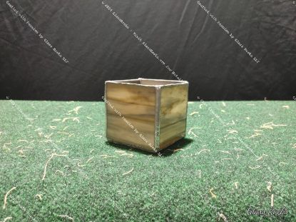 Picture of Candle Minder: Handcrafted 3-Inch Square Cube for Candles and Decorative Items