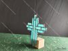 Picture of Small Eon Cross: Cathedral Wispy Sky Blue