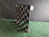 Picture of Chessboard Rockcandy Edition: Rolled Solid Black and Cotton Candy Wispy Clear Stained Glass with Free 3D Printed Chess Pieces