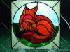 Picture of Napping Red Rose Fox